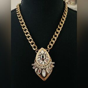 Elegant Gold and Silver Necklace